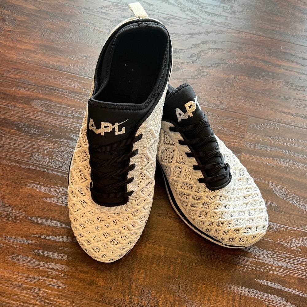APL Black and White Athletic Shoes